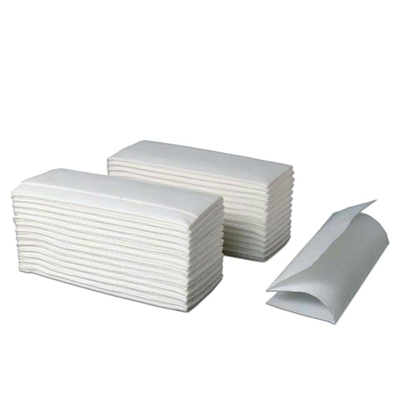 Essuie-mains en papier plié et distributeurs d'essuie-mains